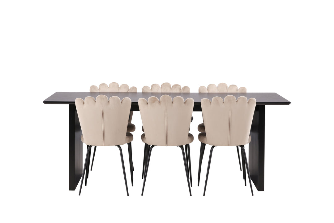 Limhamn & Vail Matgrupp Beige/Svart