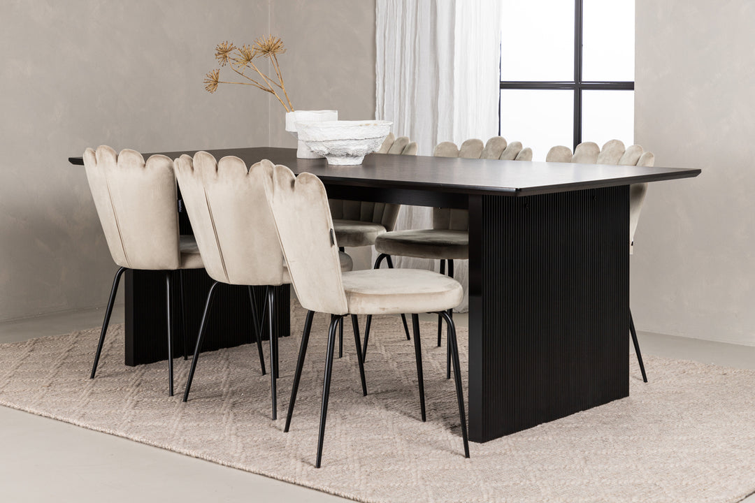 Limhamn & Vail Matgrupp Beige/Svart