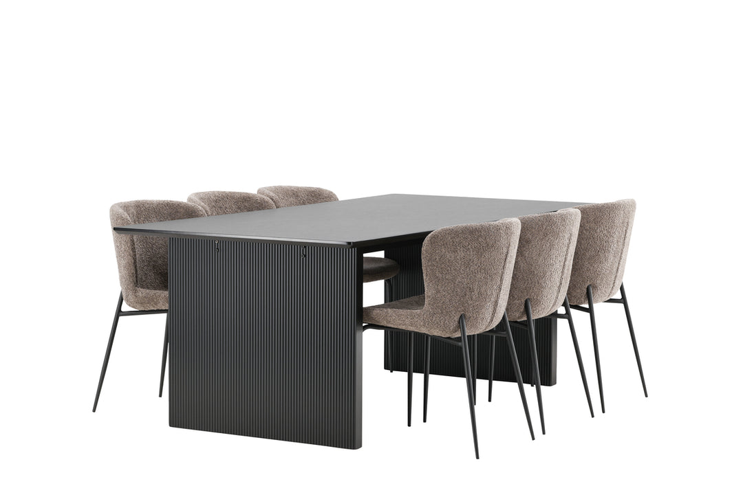 Modesto & Vail Matgrupp Beige/Svart