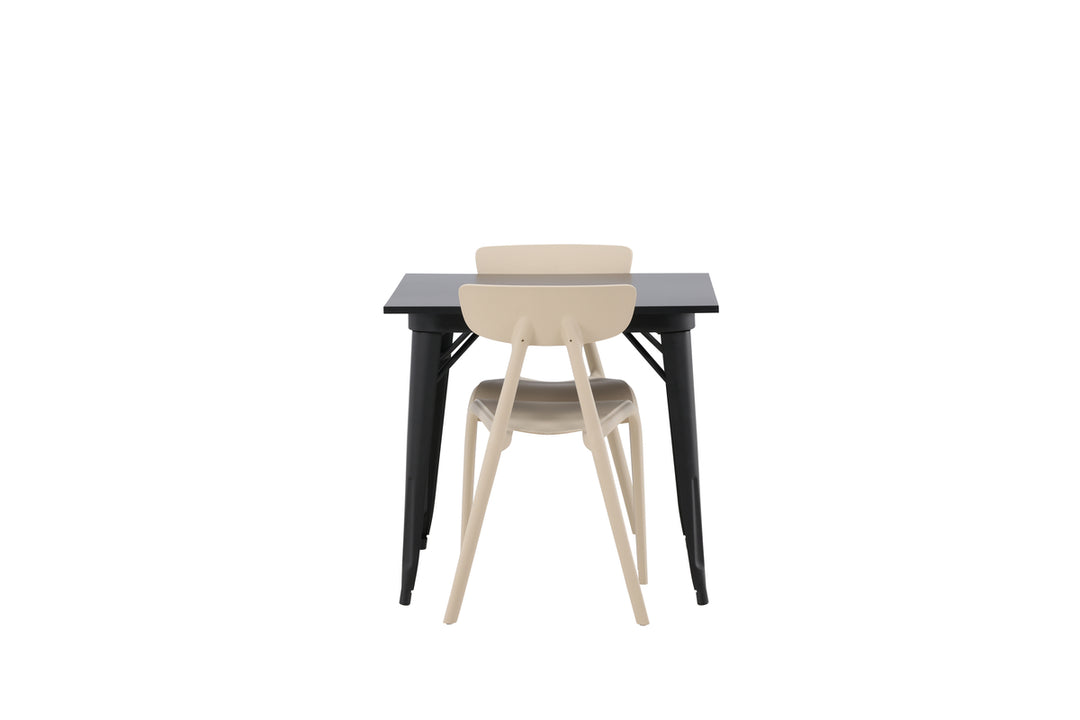 Tempe & Ursholmen Matgrupp Svart/Beige