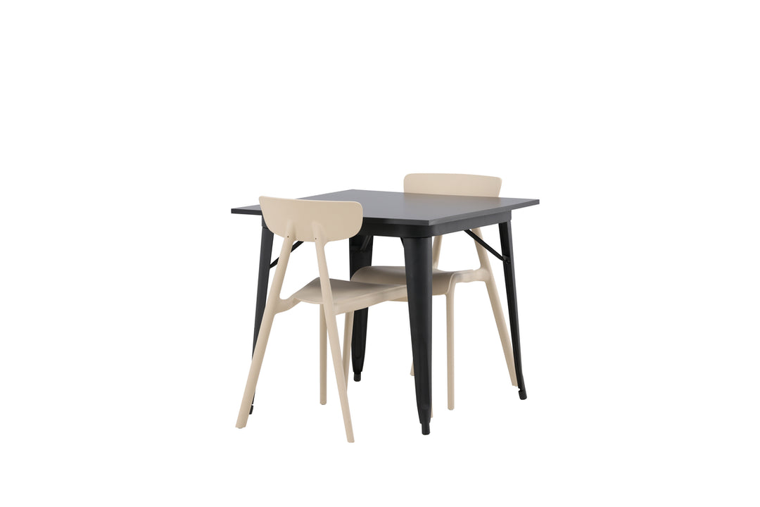 Tempe & Ursholmen Matgrupp Svart/Beige