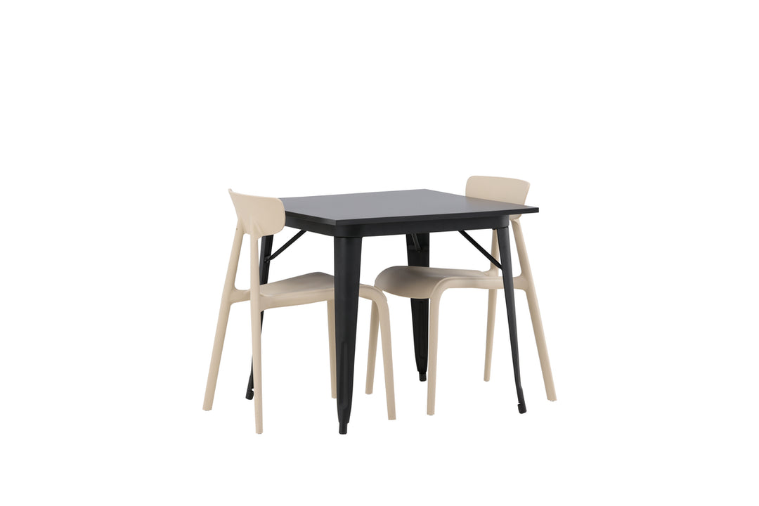 Tempe & Ursholmen Matgrupp Svart/Beige