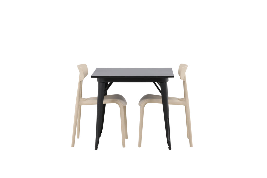 Tempe & Ursholmen Matgrupp Svart/Beige