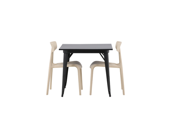 Tempe & Ursholmen Matgrupp Svart/Beige