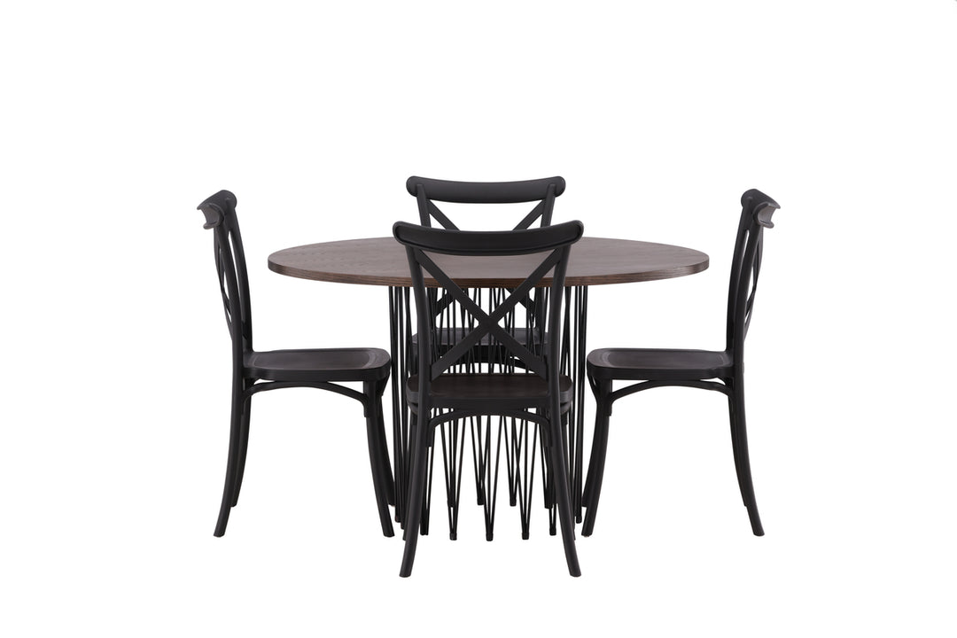 Crosett & Stone Matgrupp Svart/Mocka