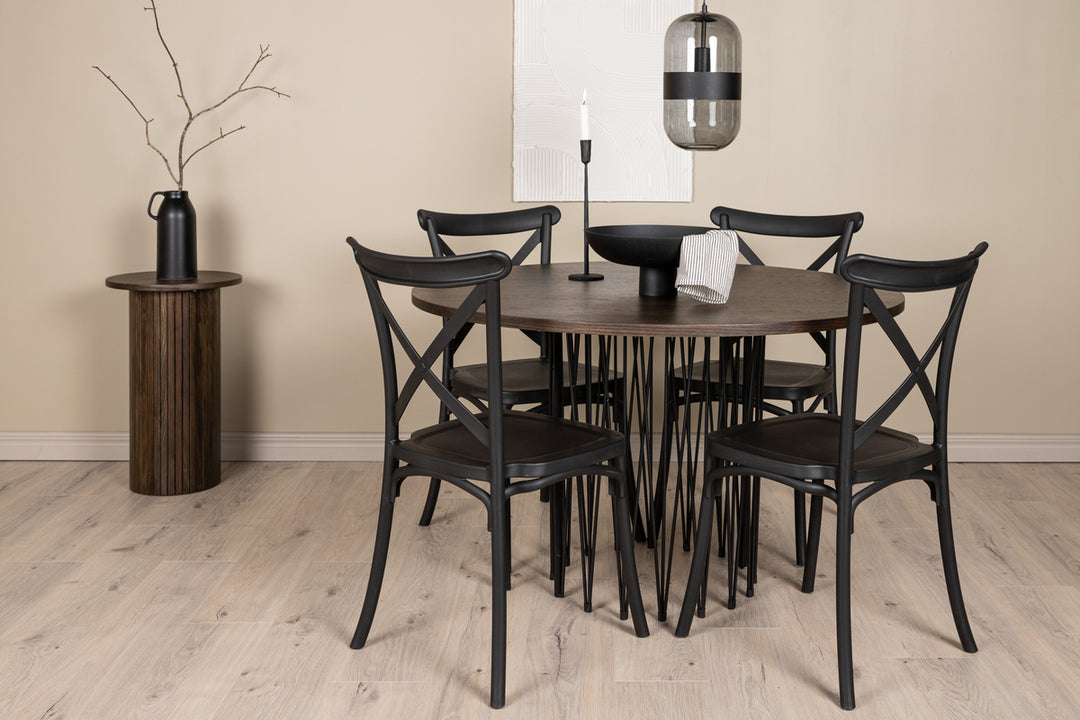Crosett & Stone Matgrupp Svart/Mocka