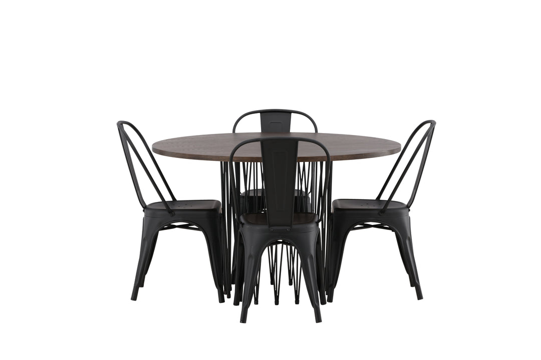 Tempe & Stone Matgrupp Svart/Mocka