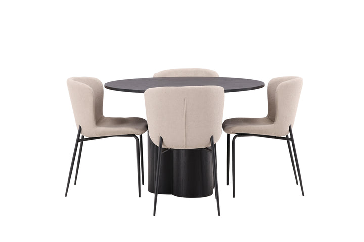 Modesto & Olivia Matgrupp Beige/Svart