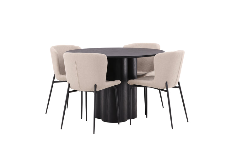 Modesto & Olivia Matgrupp Beige/Svart
