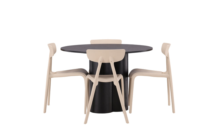 Ursholmen & Olivia Matgrupp Beige/Svart
