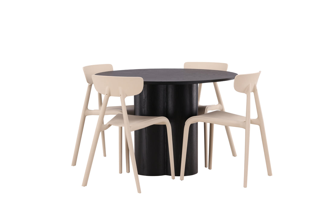 Ursholmen & Olivia Matgrupp Beige/Svart