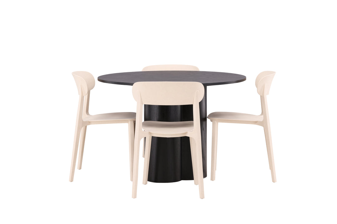 Åstol & Olivia Matgrupp Beige/Svart
