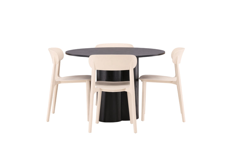 Åstol & Olivia Matgrupp Beige/Svart