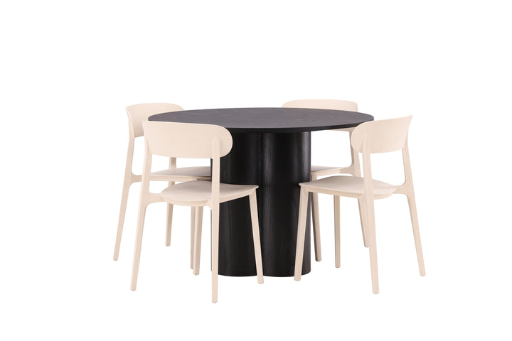 Åstol & Olivia Matgrupp Beige/Svart