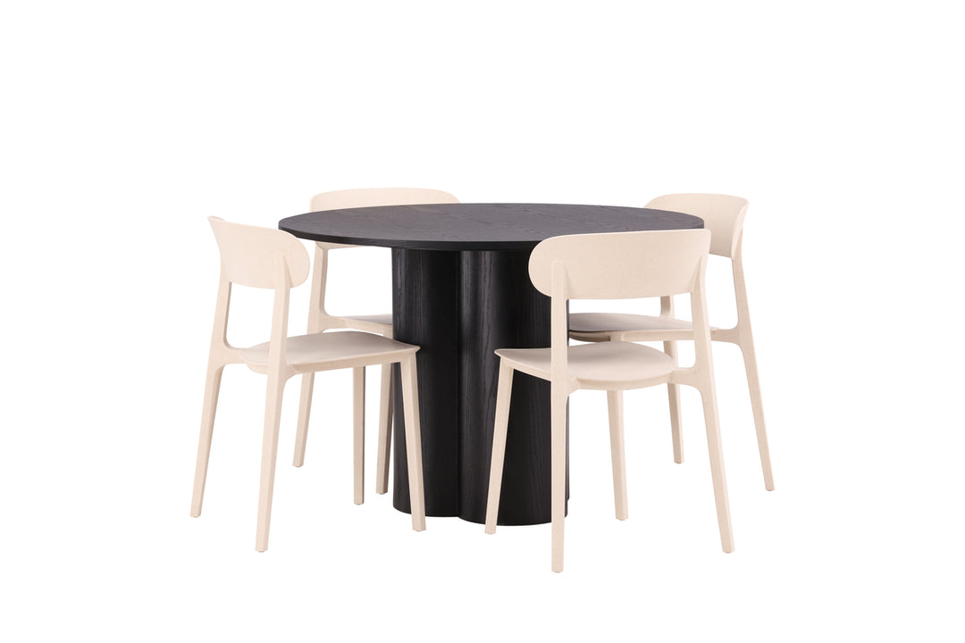Åstol & Olivia Matgrupp Beige/Svart