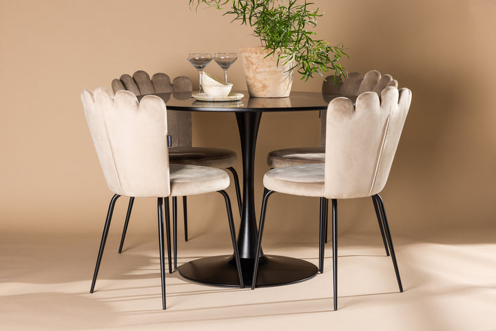 Limhamn & Glade Matgrupp Beige/Svart