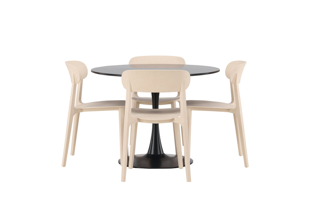 Åstol & Glade Matgrupp Beige/Svart