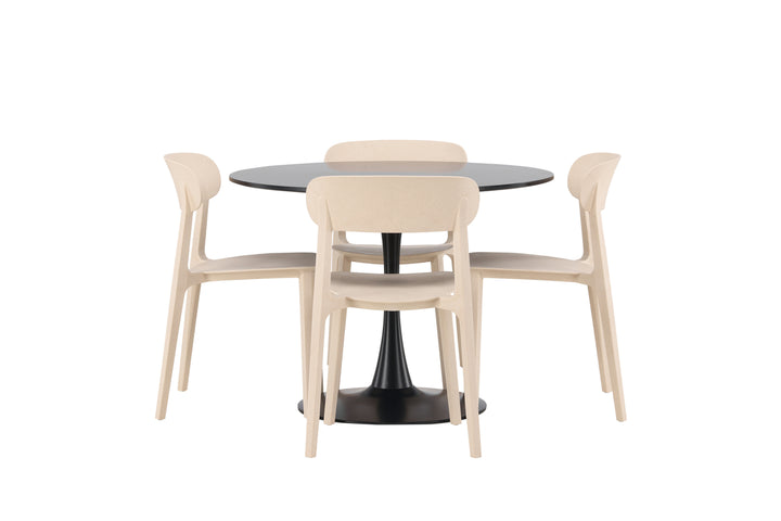 Åstol & Glade Matgrupp Beige/Svart