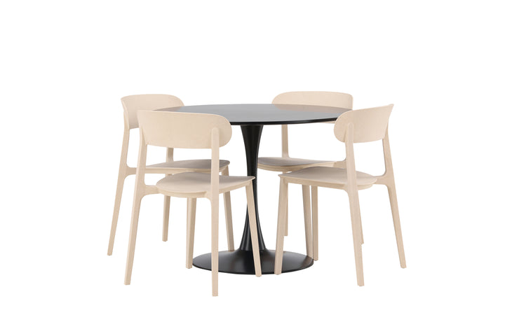 Åstol & Glade Matgrupp Beige/Svart