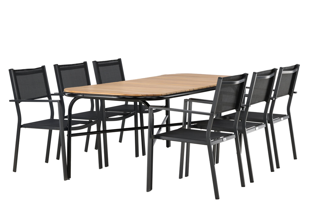 Copacabana & Holmbeck Matgrupp Svart/Natur