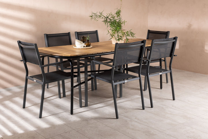 Copacabana & Holmbeck Matgrupp Svart/Natur