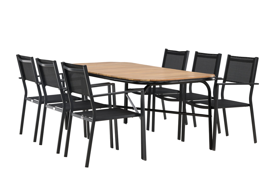 Copacabana & Holmbeck Matgrupp Svart/Natur