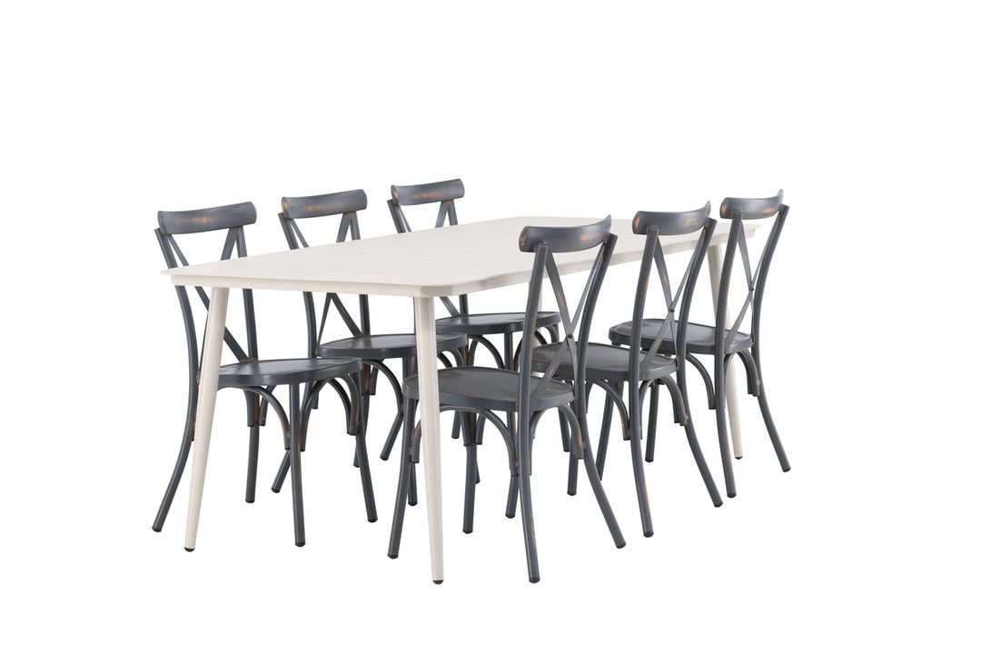 Lina & Tablas Matgrupp Beige/Mörkgrå