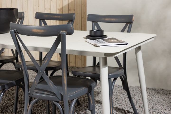 Lina & Tablas Matgrupp Beige/Mörkgrå
