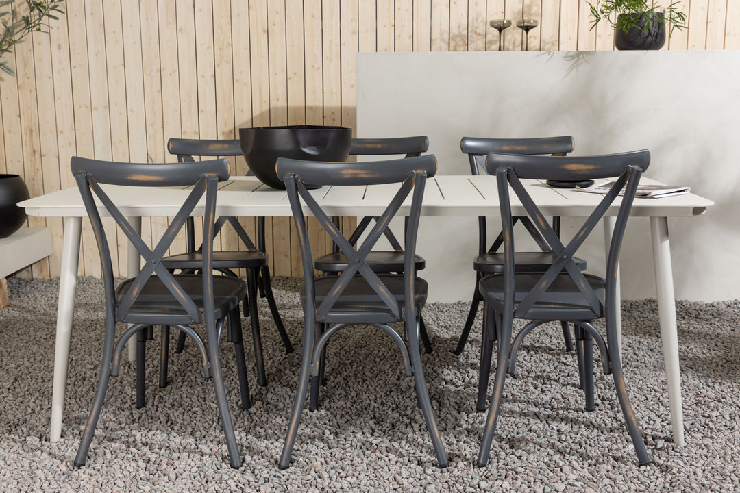 Lina & Tablas Matgrupp Beige/Mörkgrå
