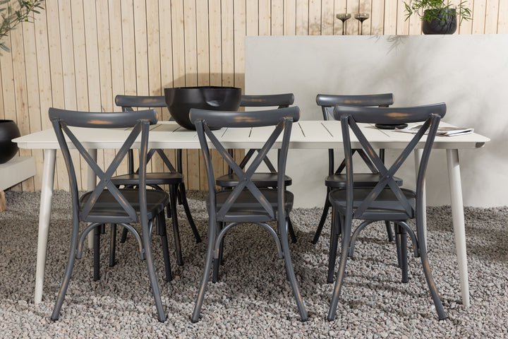 Lina & Tablas Matgrupp Beige/Mörkgrå