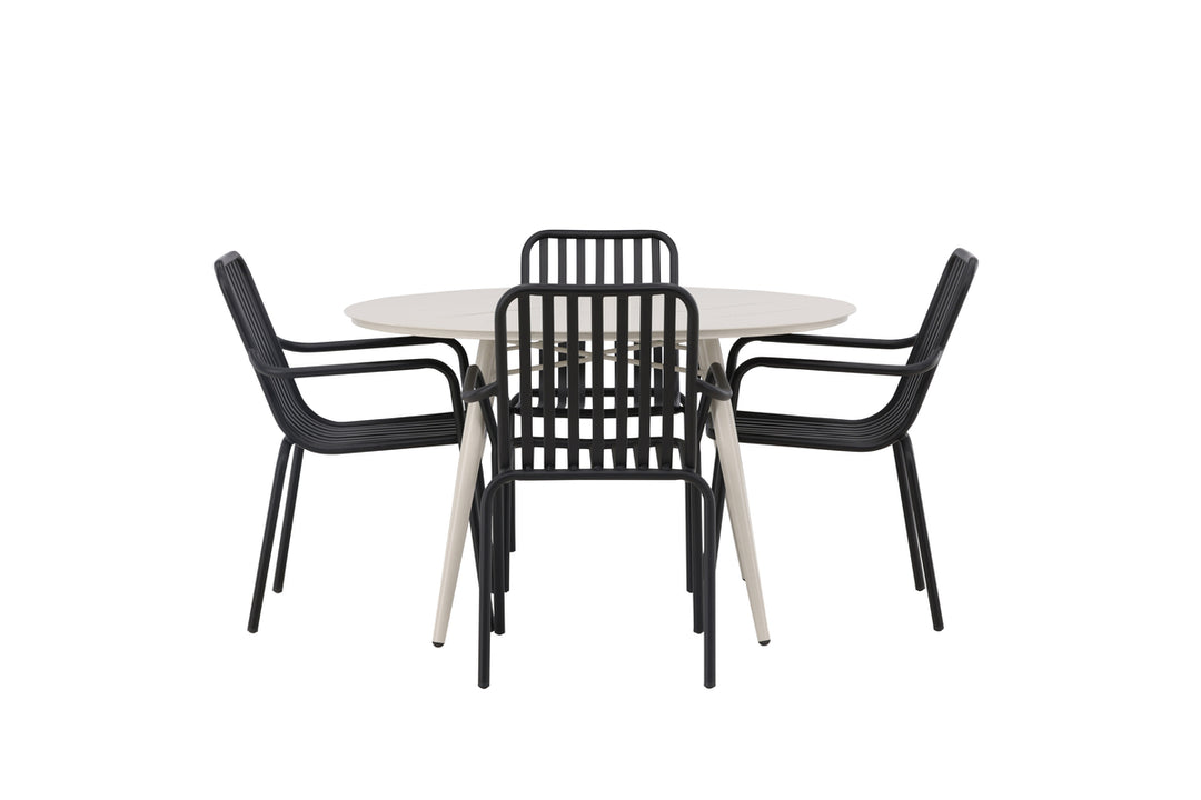 Lina & Peking Matgrupp Beige/Svart
