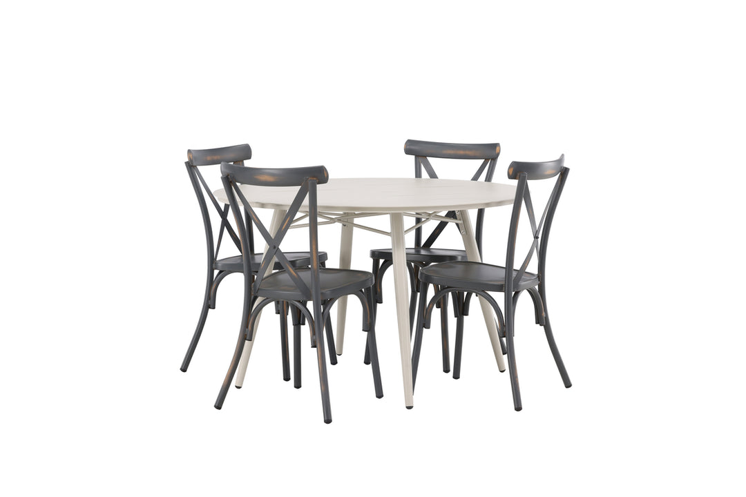 Lina & Tablas Matgrupp Beige/Mörkgrå