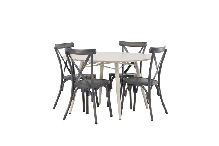 Lina & Tablas Matgrupp Beige/Mörkgrå