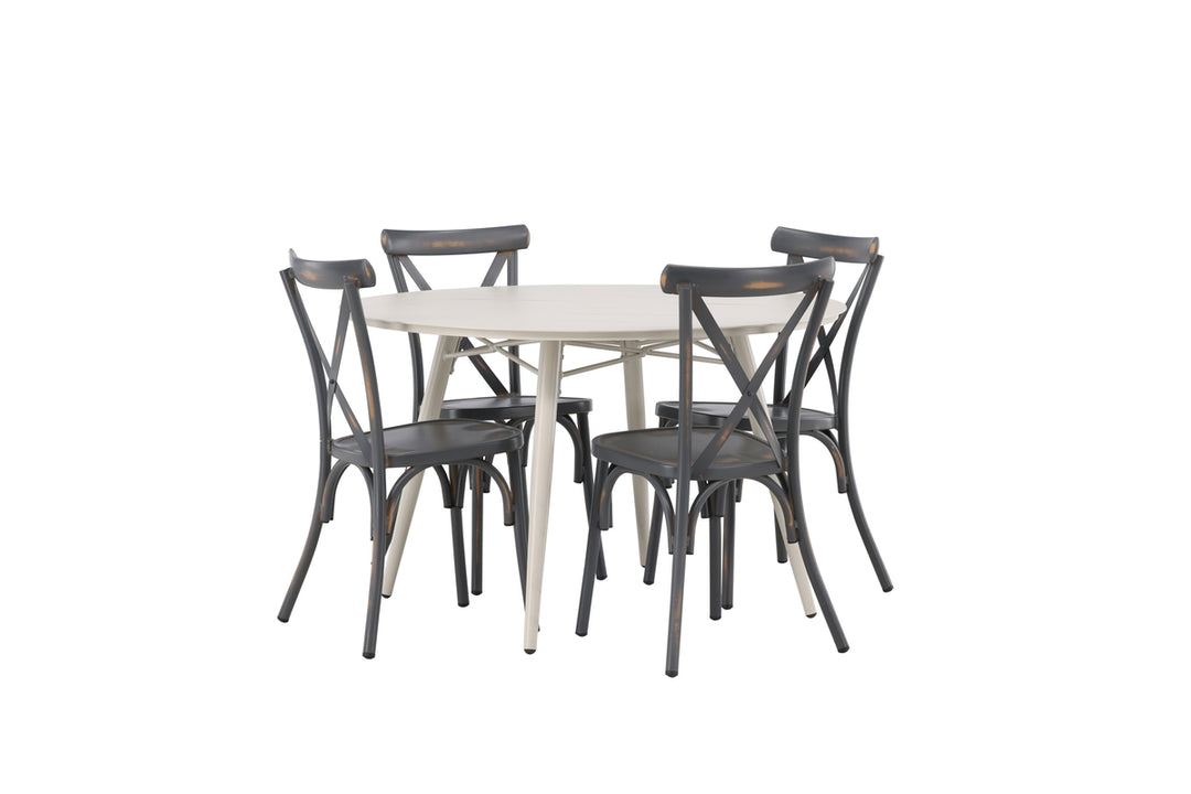 Lina & Tablas Matgrupp Beige/Mörkgrå