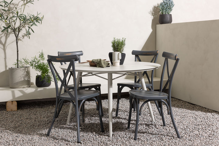 Lina & Tablas Matgrupp Beige/Mörkgrå