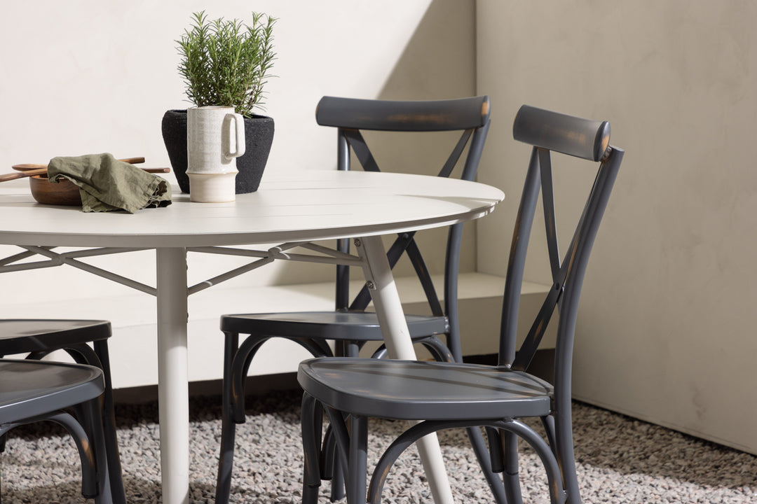 Lina & Tablas Matgrupp Beige/Mörkgrå