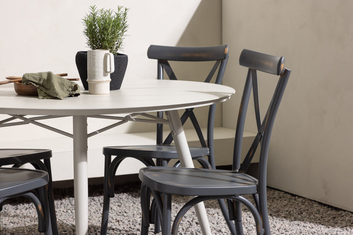 Lina & Tablas Matgrupp Beige/Mörkgrå