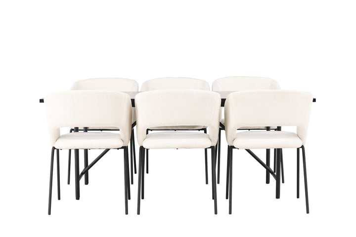 Day & Astrid Matgrupp Off-white/Svart