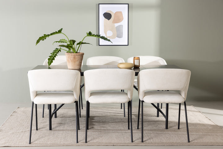 Day & Astrid Matgrupp Off-white/Svart