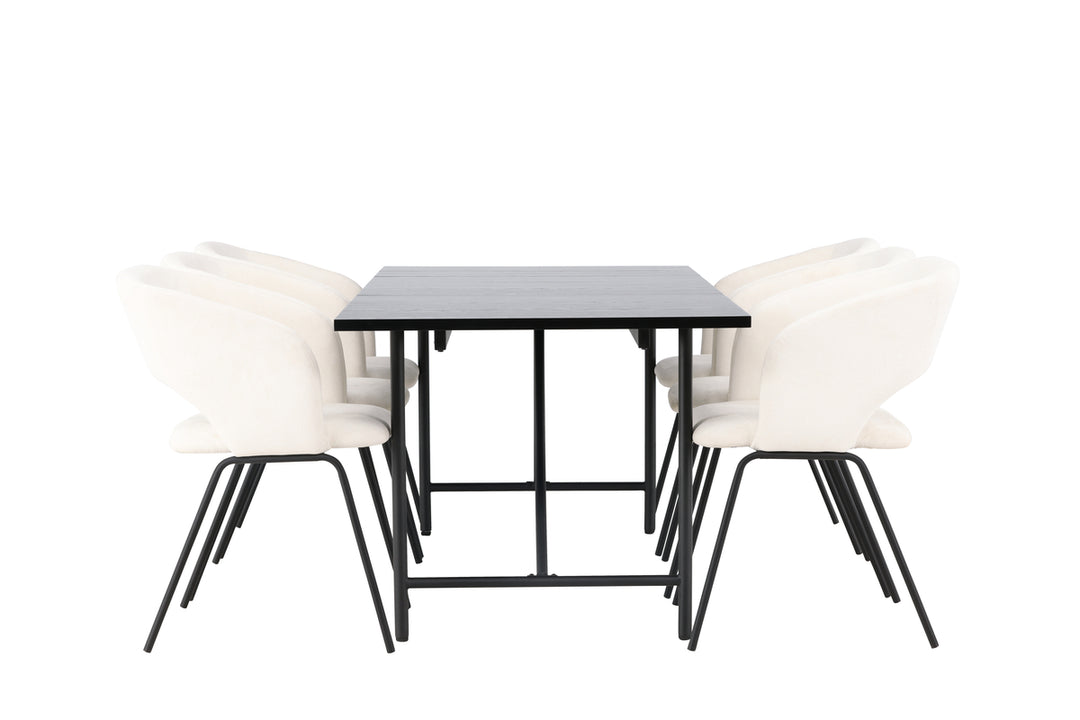 Day & Astrid Matgrupp Off-white/Svart