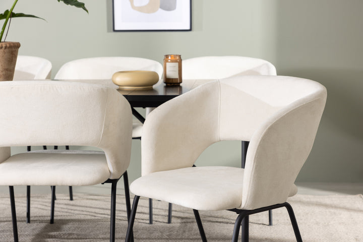 Day & Astrid Matgrupp Off-white/Svart