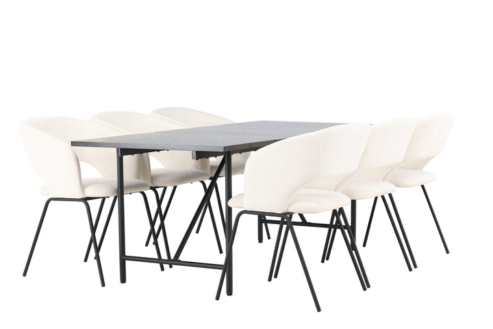 Day & Astrid Matgrupp Off-white/Svart