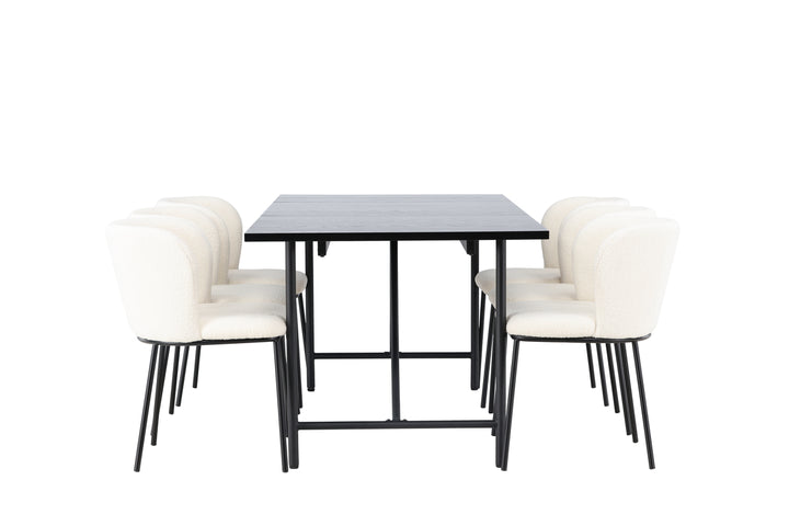 Astrid & Edina Matgrupp Svart/Vit