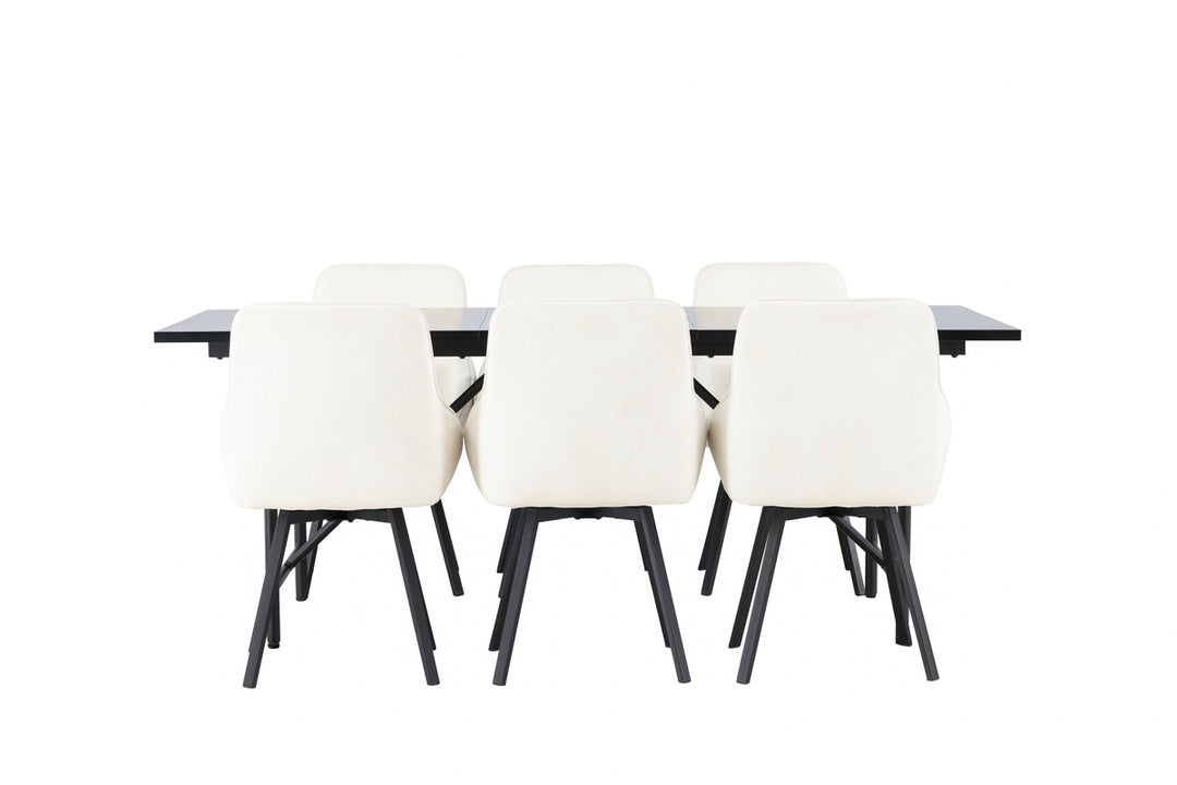 Astrid & Rosie Matgrupp Svart/Beige