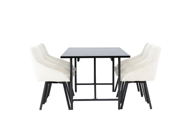 Astrid & Rosie Matgrupp Svart/Beige