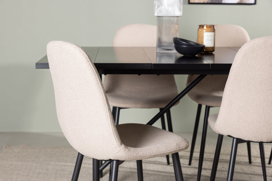 Astrid & Polar Matgrupp Svart/Beige
