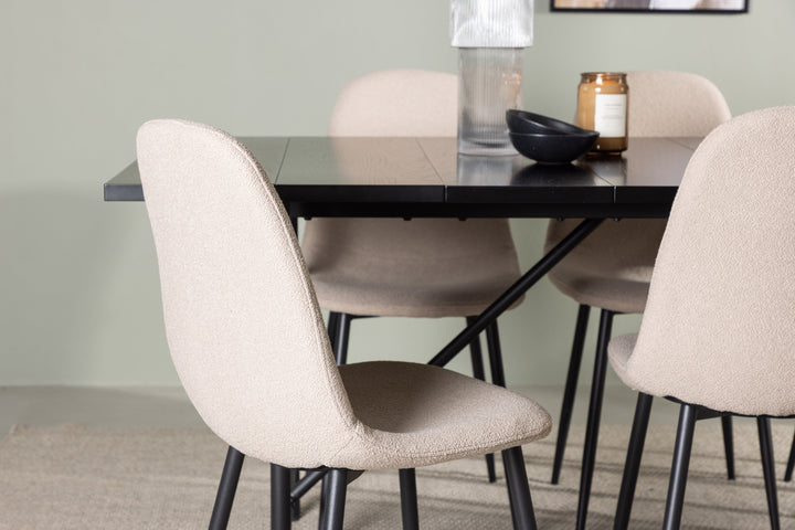 Astrid & Polar Matgrupp Svart/Beige