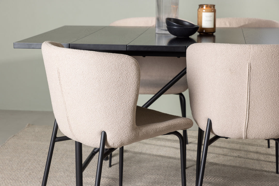 Modesto & Astrid Matgrupp Beige/Svart