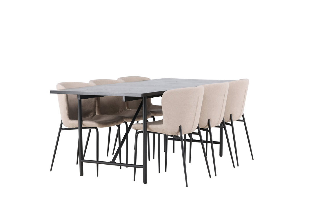 Modesto & Astrid Matgrupp Beige/Svart