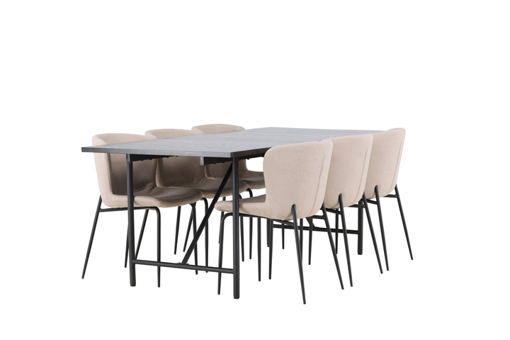 Modesto & Astrid Matgrupp Beige/Svart